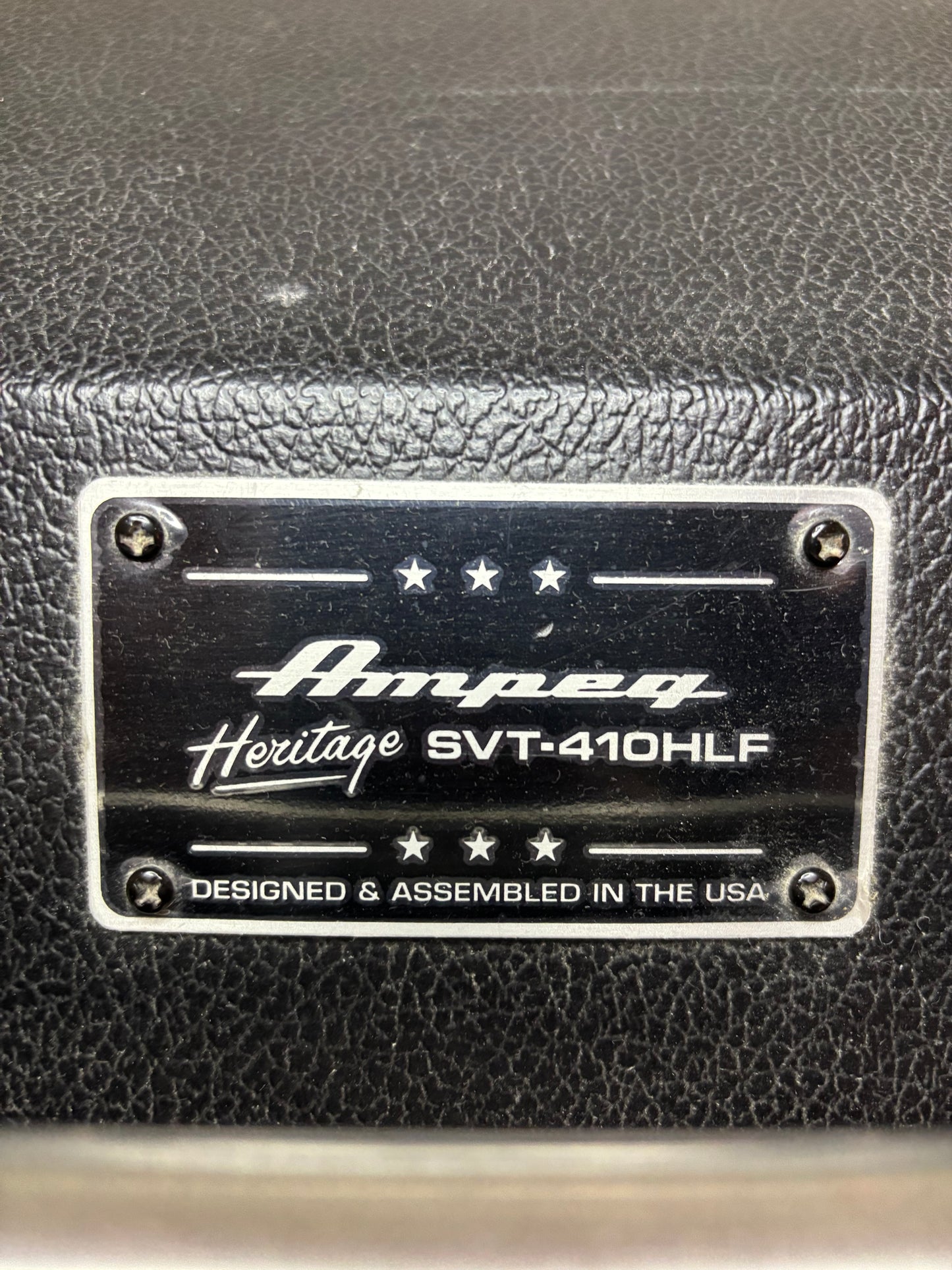 Ampeg SVT-410HLF Heritage Series 500-Watt 4x10" Bass Speaker Cabinet 2010 - Present - Black