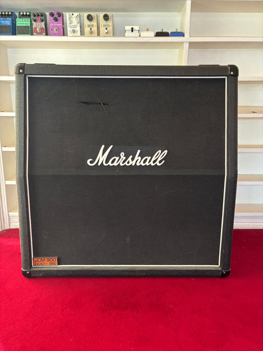 Marshall JCM 900 Lead Series 1960A Slant 4x12 Slant Cabinet 1990s Black