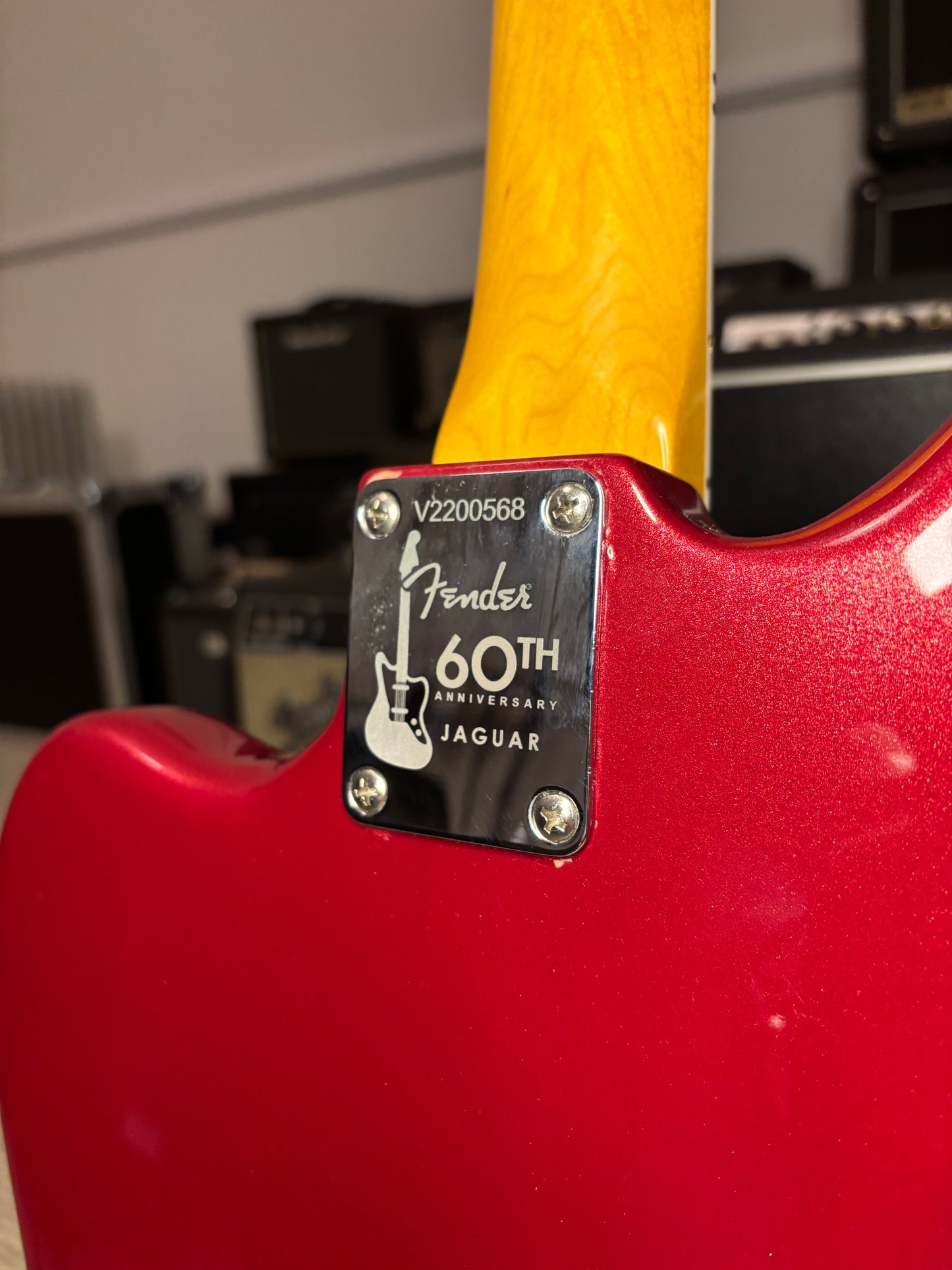 Fender 60th Anniversary Jaguar 2022 Mystic Dakota Red