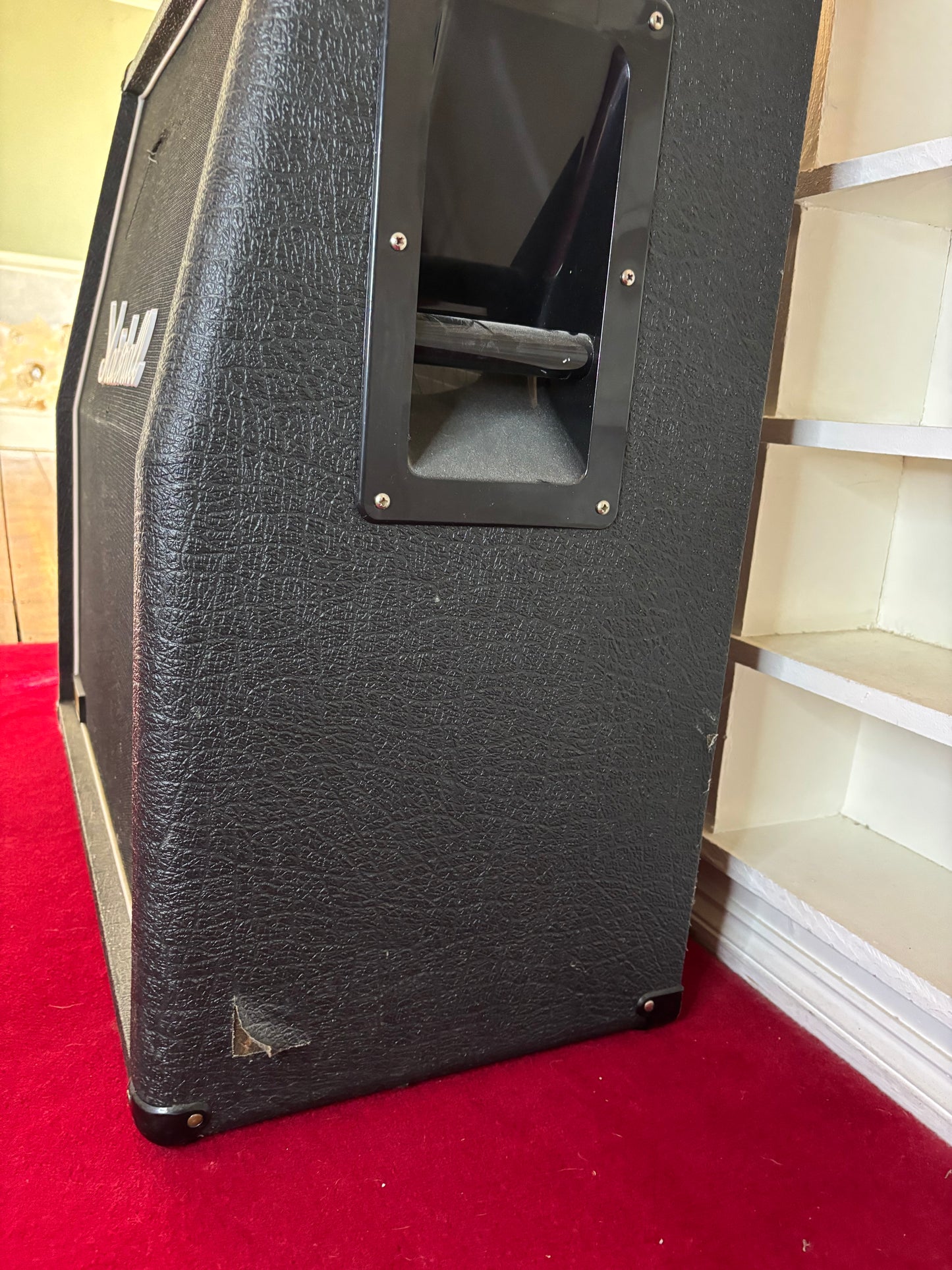 Marshall JCM 900 Lead Series 1960A Slant 4x12 Slant Cabinet 1990s Black